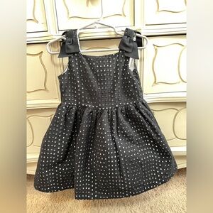 Janie and Jack black and white Eyelet Dress